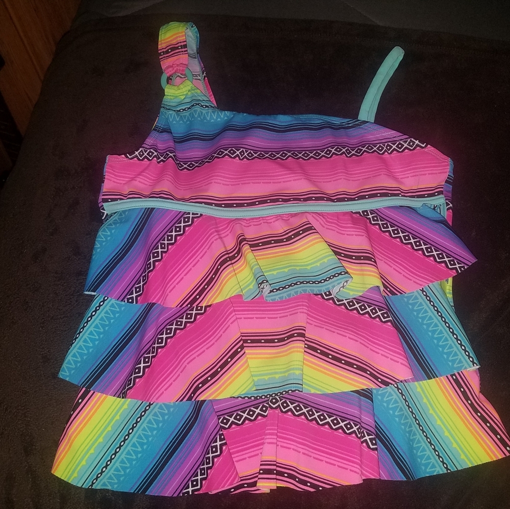 Justice girls bathing suit top